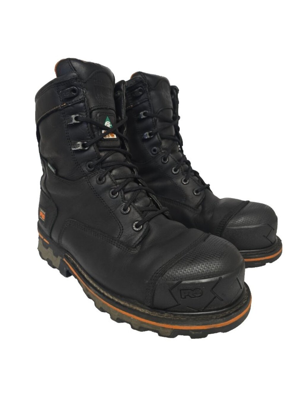 Timberland PRO Men's 8" Boondock Waterproof Work Boots Black 89645 Size 11W